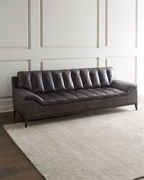 white chanel quilted leather sofa|couch with channel back.